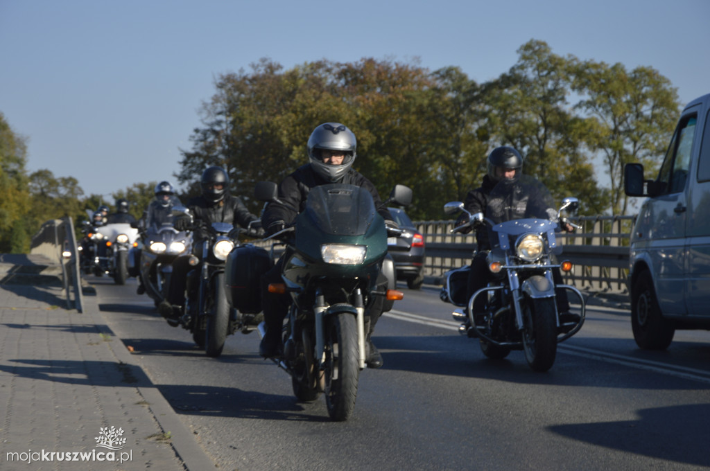 Motocykliści na ulicach Kruszwicy