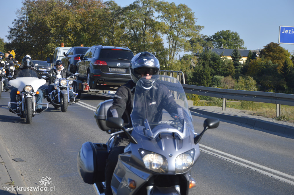 Motocykliści na ulicach Kruszwicy
