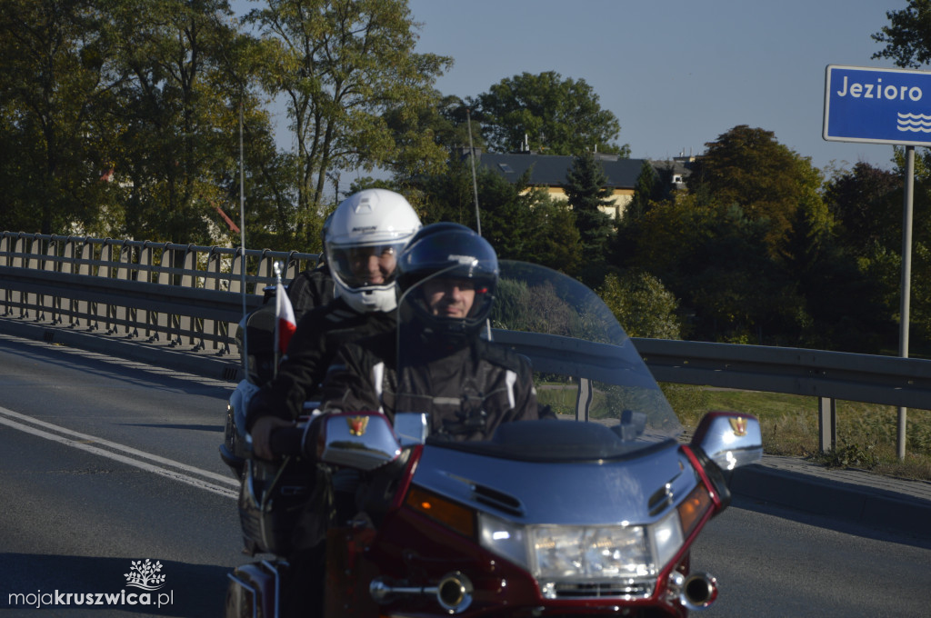 Motocykliści na ulicach Kruszwicy