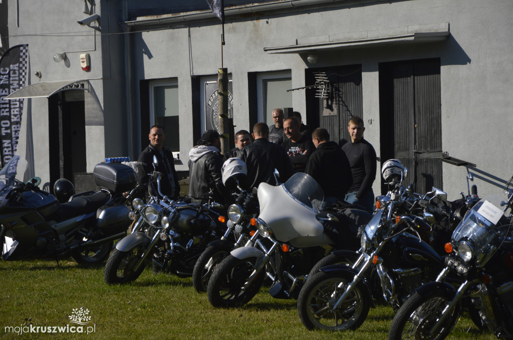 Motocykliści na ulicach Kruszwicy