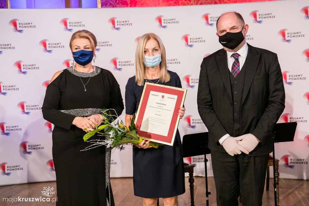 Ilona Dybicz z tytułem Kujawsko-Pomorskiego Lidera Edukacji, najlepszego z najlepszych w tej profesji
