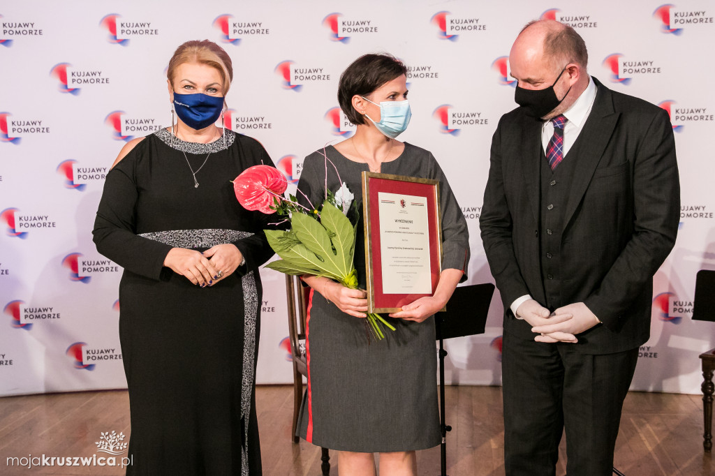 Ilona Dybicz z tytułem Kujawsko-Pomorskiego Lidera Edukacji, najlepszego z najlepszych w tej profesji