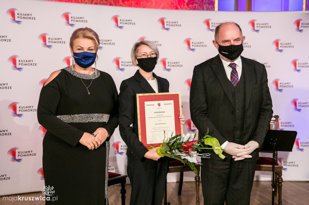 Ilona Dybicz z tytułem Kujawsko-Pomorskiego Lidera Edukacji, najlepszego z najlepszych w tej profesji