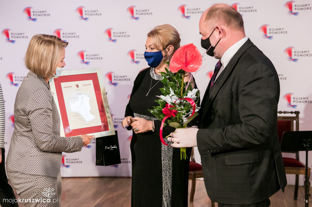 Ilona Dybicz z tytułem Kujawsko-Pomorskiego Lidera Edukacji, najlepszego z najlepszych w tej profesji