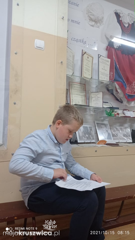 Dzień Patrona w Szkole Podstawowej w Sławsku Wielkim