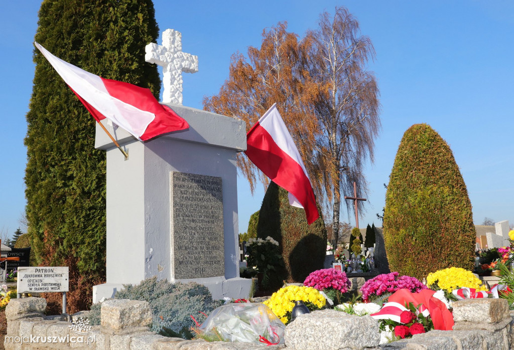Społeczność Sławska Wielkiego na obchodach 11 Listopada