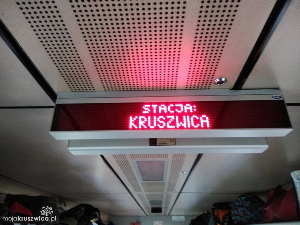 Pociąg pasażerski w Kruszwicy