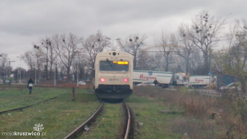 Pociąg pasażerski w Kruszwicy