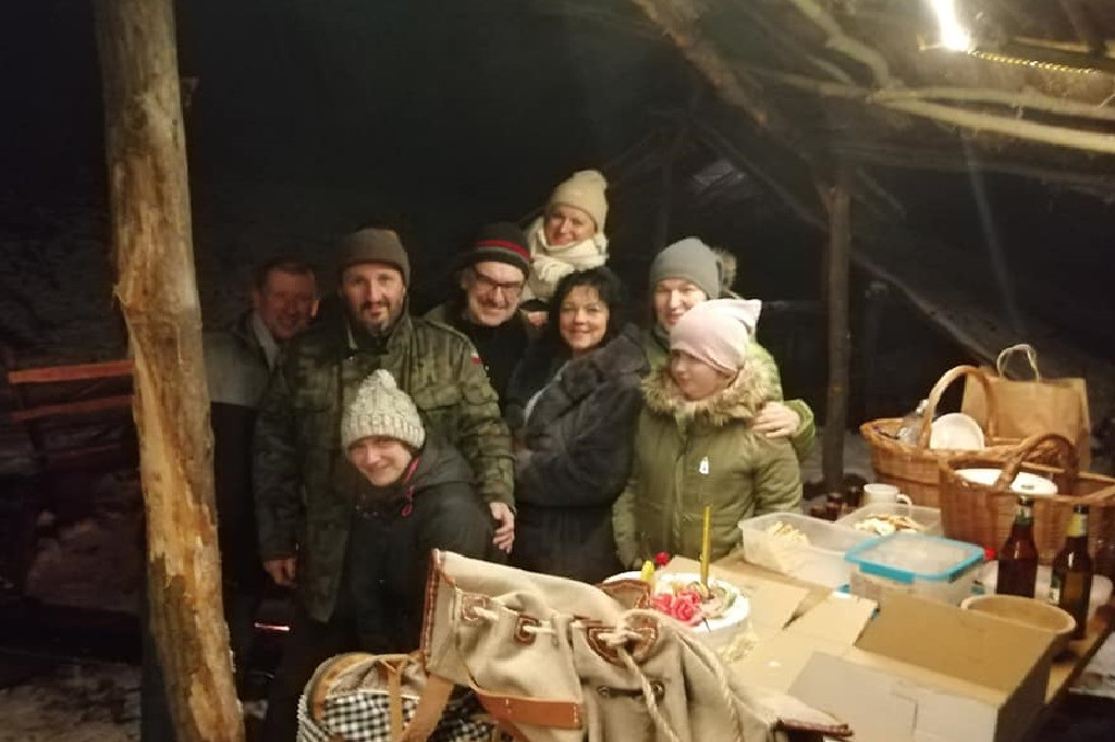 Piękna zimowa aura na Starej Ziemi w Kruszwicy