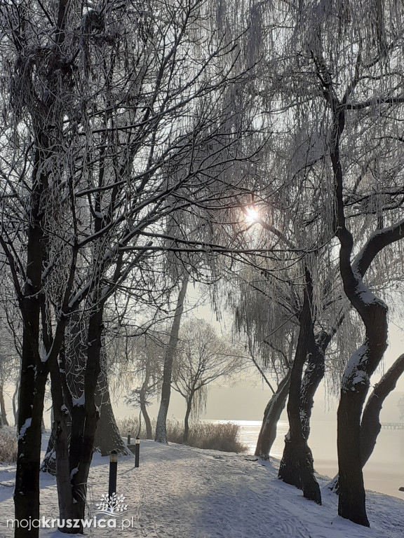 Piękno zimy w Kruszwicy