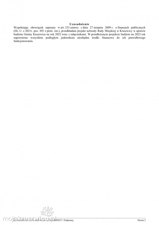 Budżet gminy Kruszwica