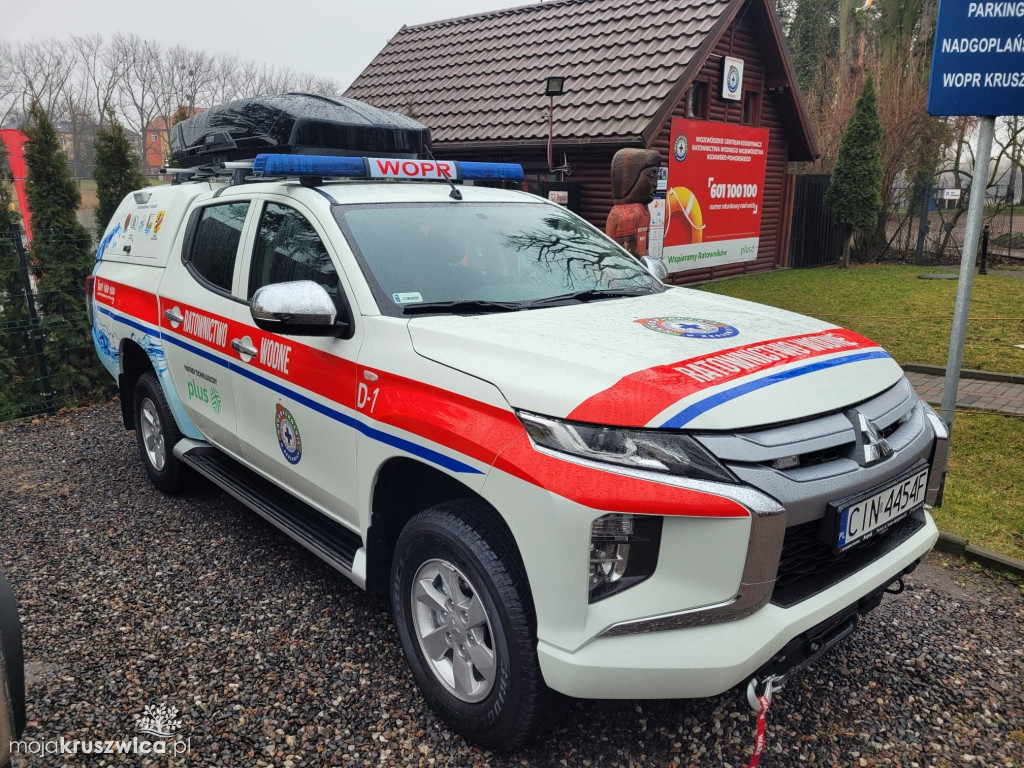 Nadgoplańskie WOPR ma nowe auto. Poprzednie zniszczyła