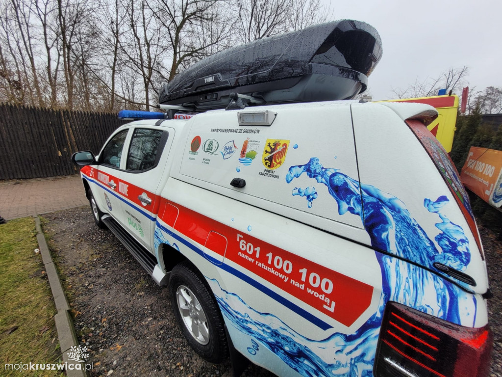 Nadgoplańskie WOPR ma nowe auto. Poprzednie zniszczyła