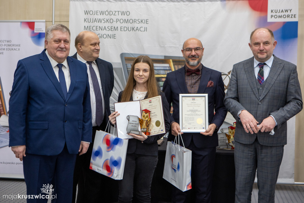 Prymusi Kujaw i Pomorza. Wśród nagrodzonych  uczeń Szkoły Podstawowej w Rusinowie