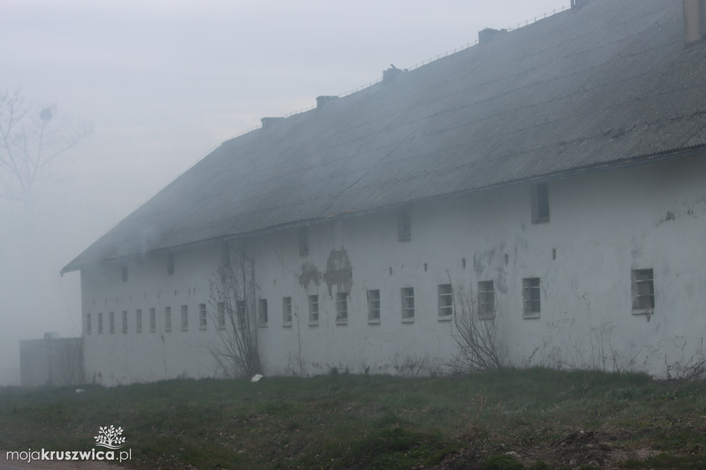 Groźny pożar w Łagiewnikach pod Kruszwicą