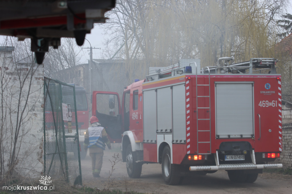 Groźny pożar w Łagiewnikach pod Kruszwicą