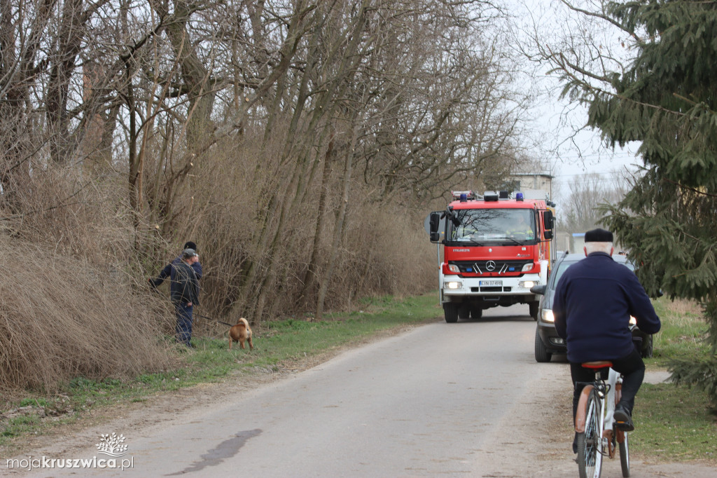 Groźny pożar w Łagiewnikach pod Kruszwicą