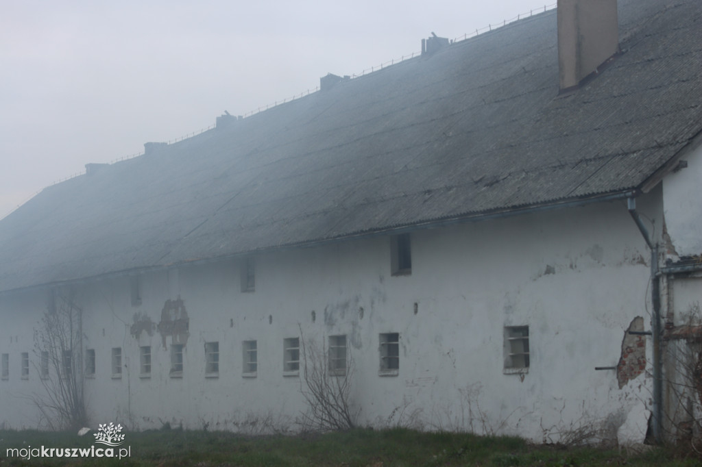 Groźny pożar w Łagiewnikach pod Kruszwicą