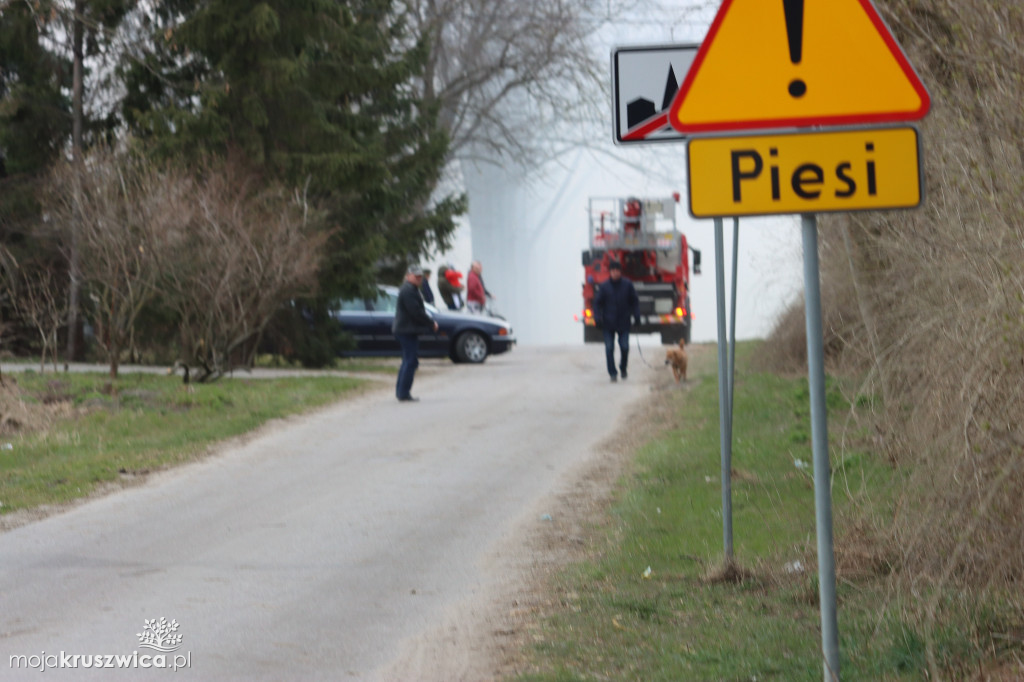 Groźny pożar w Łagiewnikach pod Kruszwicą