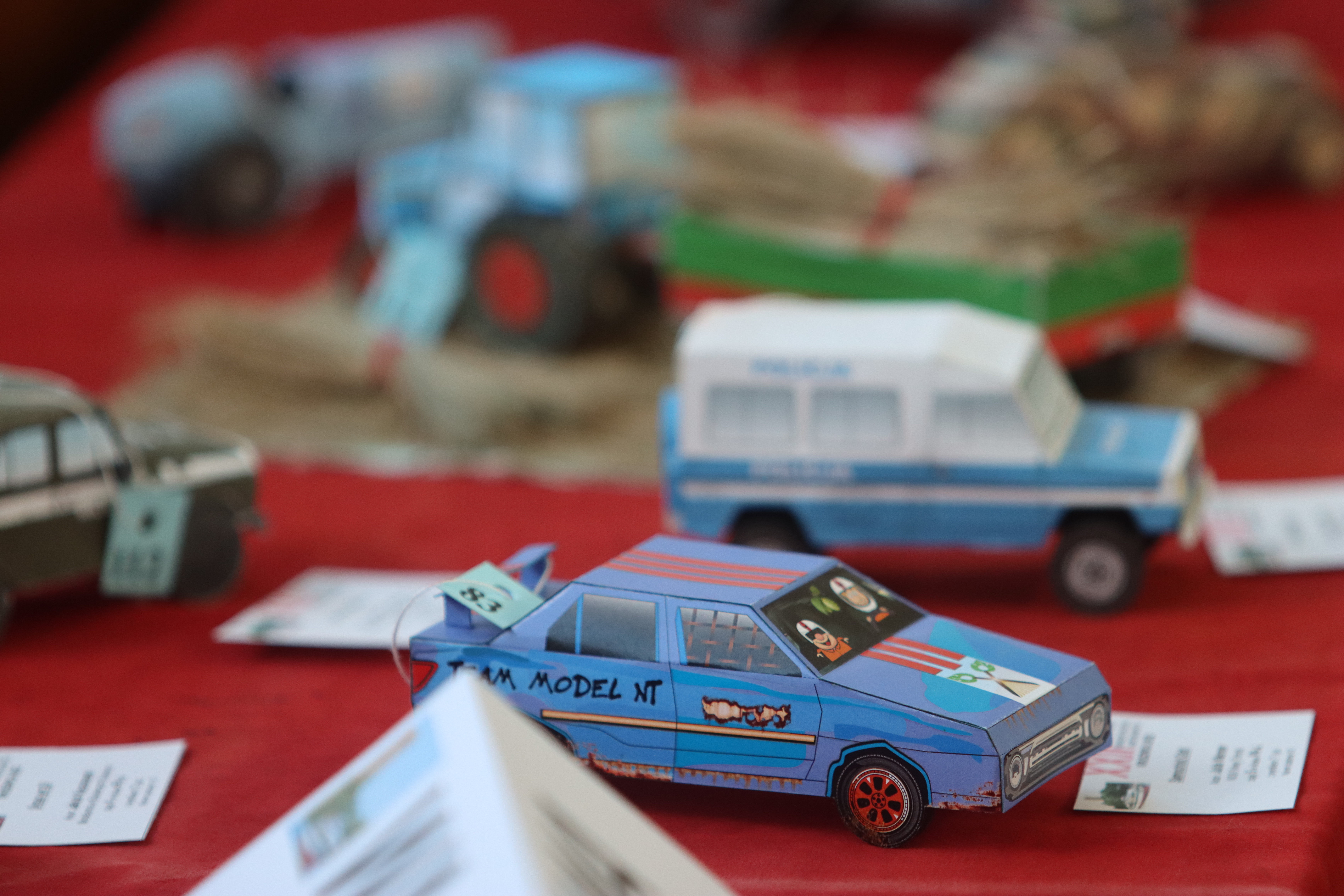 Modele kartonowe w Kruszwicy
