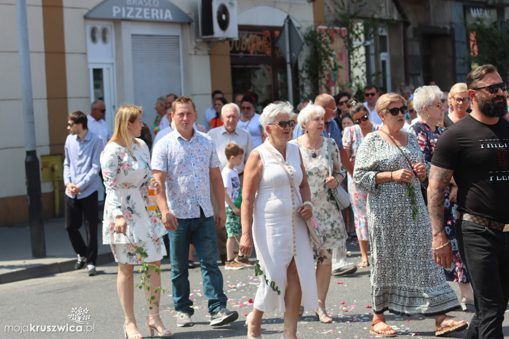 Procesja Bożego Ciała w parafii św. Teresy od Dzieciątka Jezus