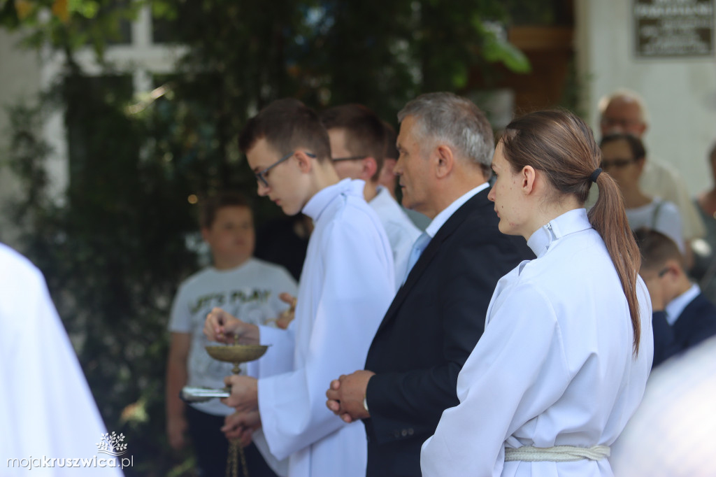 Procesja Bożego Ciała w kruszwickiej kolegiacie