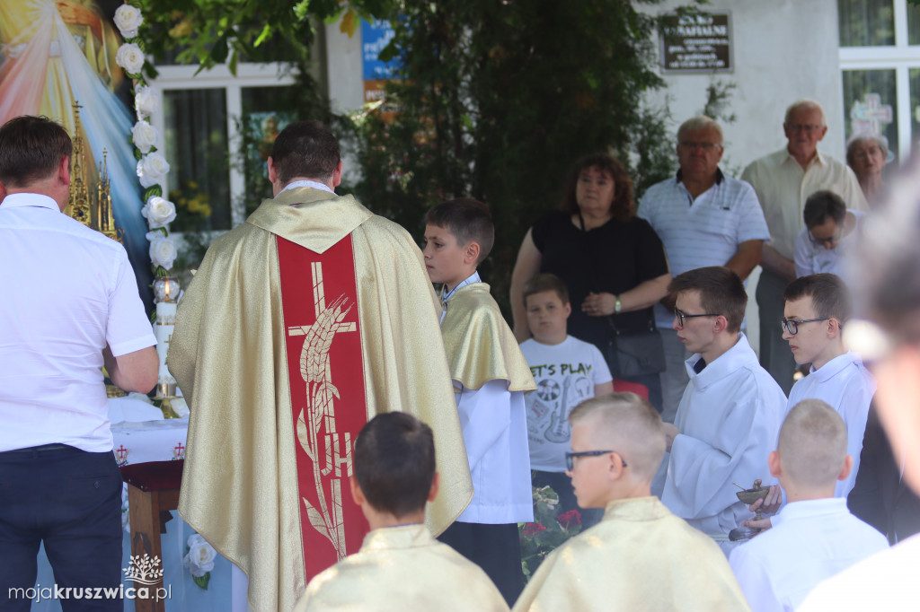 Procesja Bożego Ciała w kruszwickiej kolegiacie