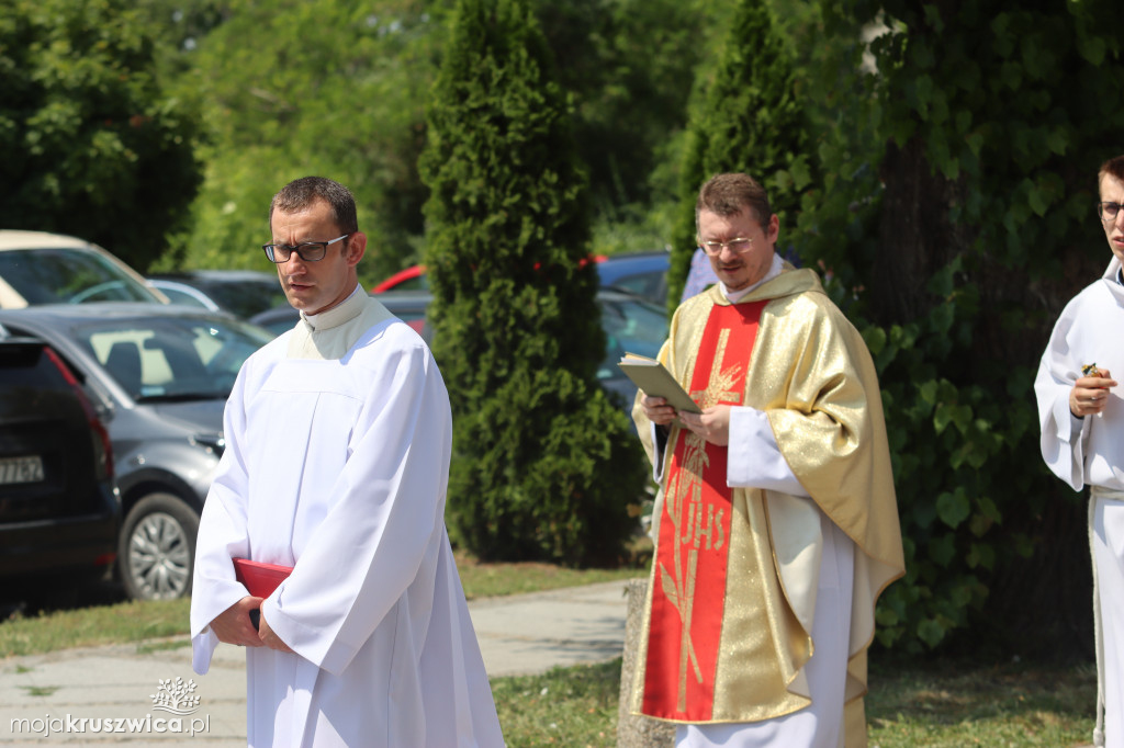 Procesja Bożego Ciała w kruszwickiej kolegiacie