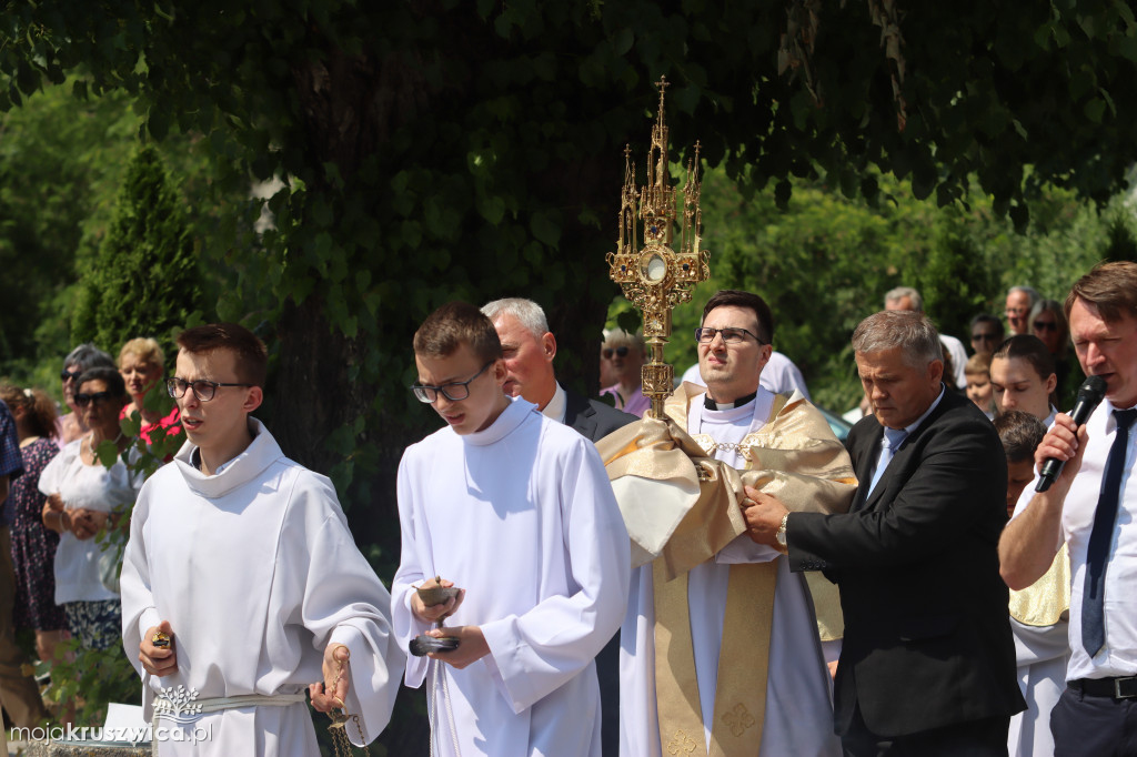 Procesja Bożego Ciała w kruszwickiej kolegiacie