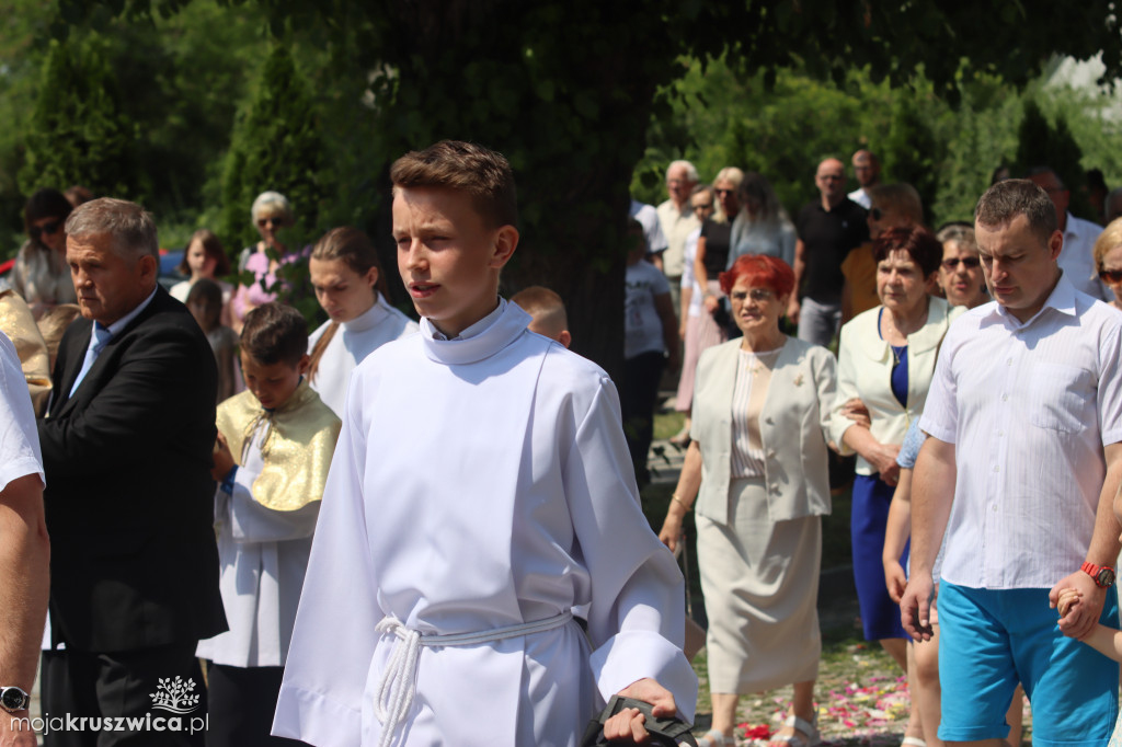 Procesja Bożego Ciała w kruszwickiej kolegiacie