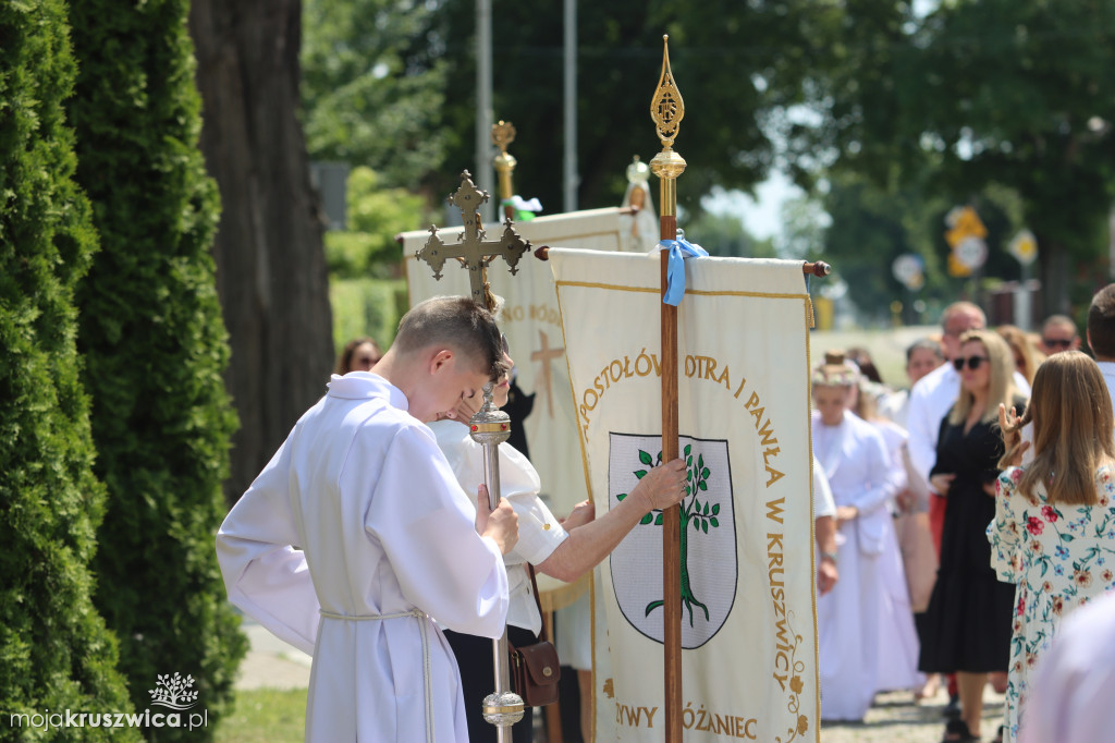 Procesja Bożego Ciała w kruszwickiej kolegiacie