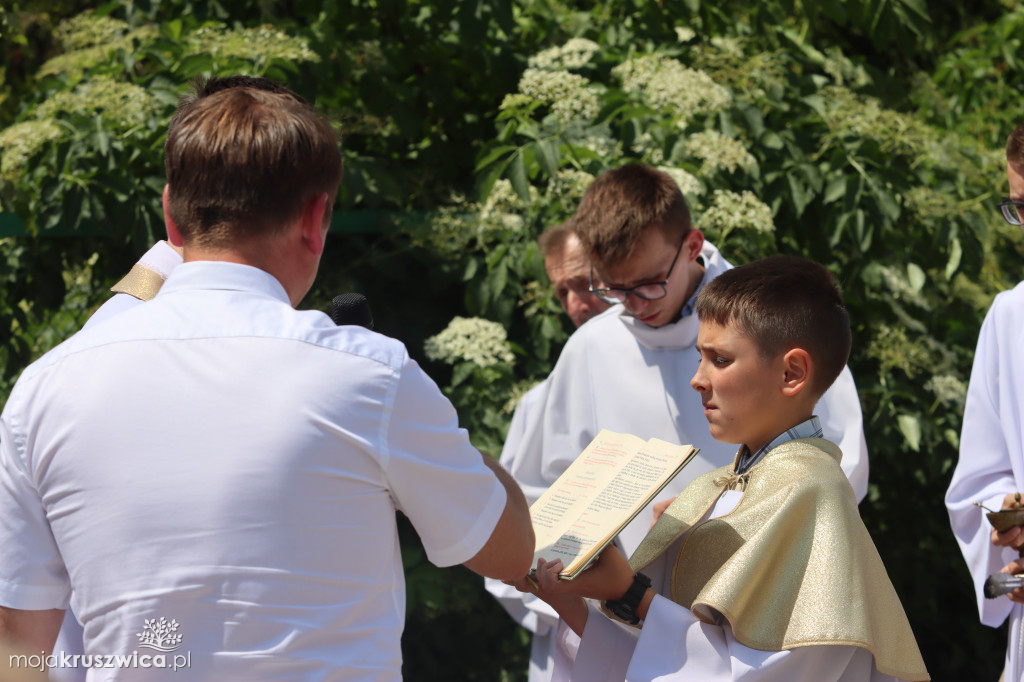 Procesja Bożego Ciała w kruszwickiej kolegiacie