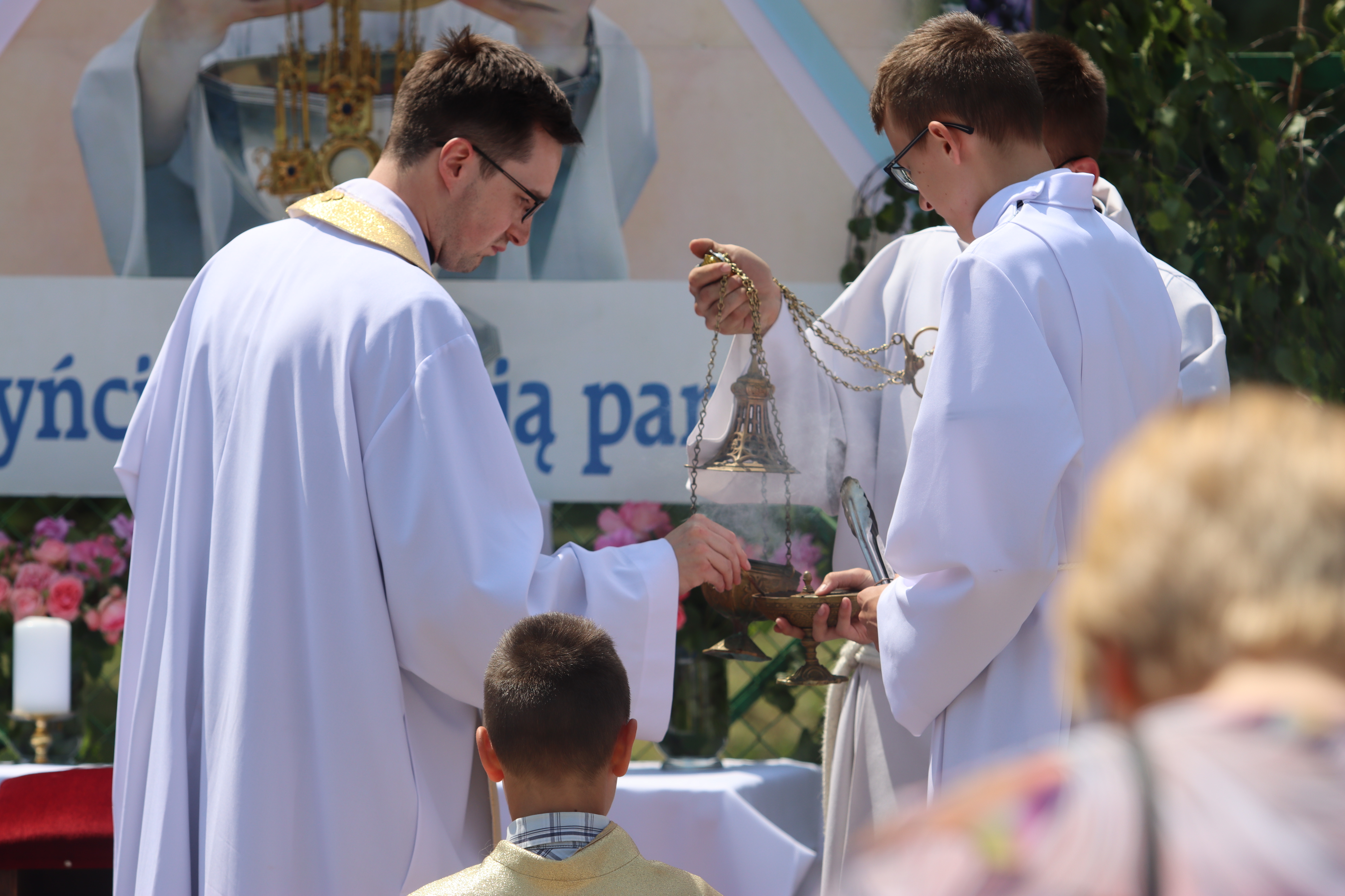 Procesja Bożego Ciała w kruszwickiej kolegiacie