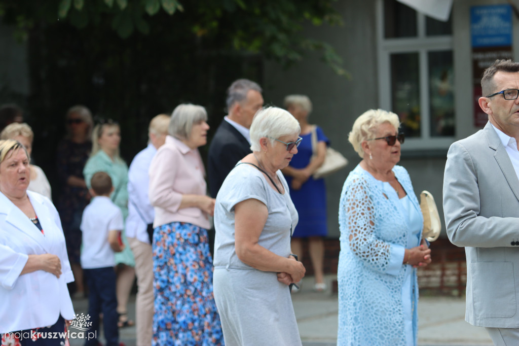 Procesja Bożego Ciała w kruszwickiej kolegiacie