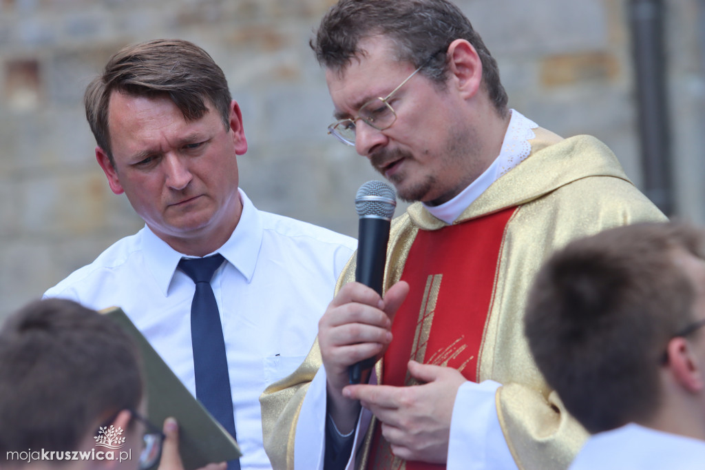 Procesja Bożego Ciała w kruszwickiej kolegiacie