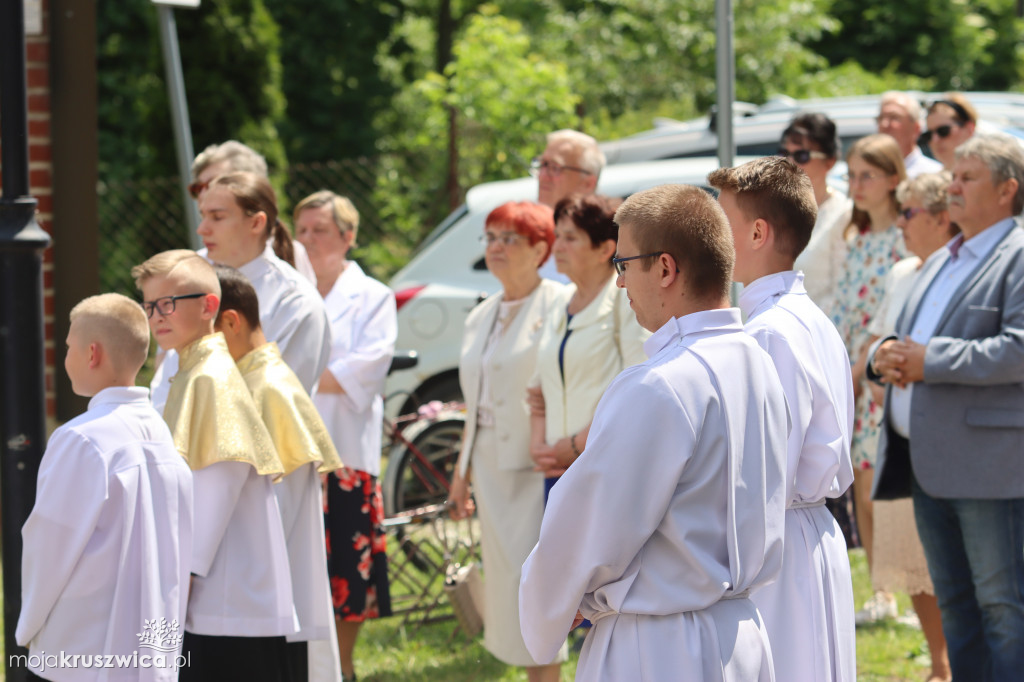 Procesja Bożego Ciała w kruszwickiej kolegiacie