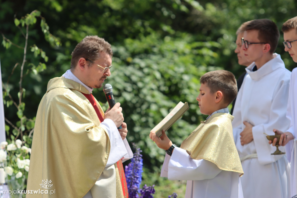 Procesja Bożego Ciała w kruszwickiej kolegiacie