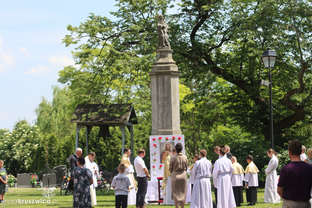 Procesja Bożego Ciała w kruszwickiej kolegiacie