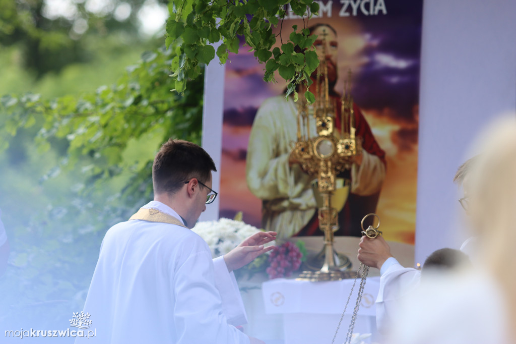 Procesja Bożego Ciała w kruszwickiej kolegiacie