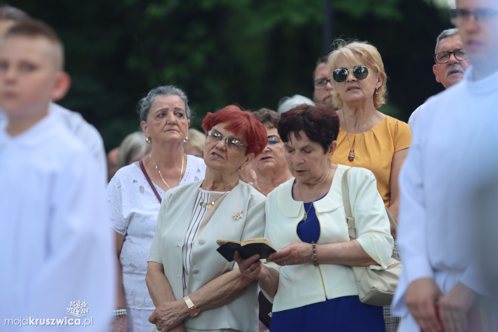 Procesja Bożego Ciała w kruszwickiej kolegiacie