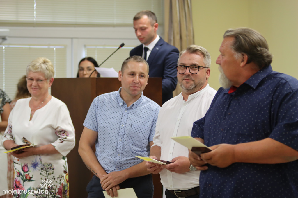 Uroczysta sesja Rady Miejskiej w Kruszwicy. Nagrodzono zasłużonych dla Kruszwicy