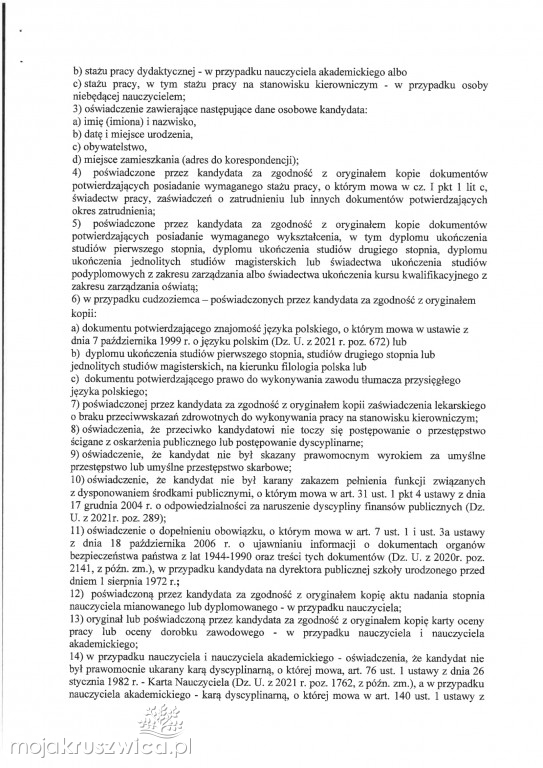 Konkursy na dyrektorów kruszwickich szkół. Dzisiaj mija termin składania ofert