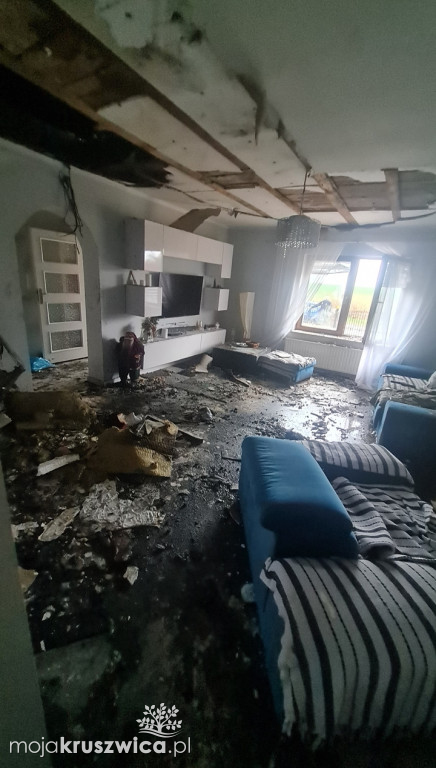 Ruszyła zbiórka na rzecz poszkodowanych w pożarze domu w Kruszy Zamkowej