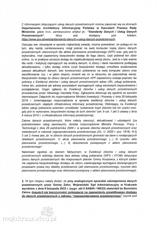 Burmistrz Kruszwicy jednym z adresatów skargi wysyłanej w całym kraju