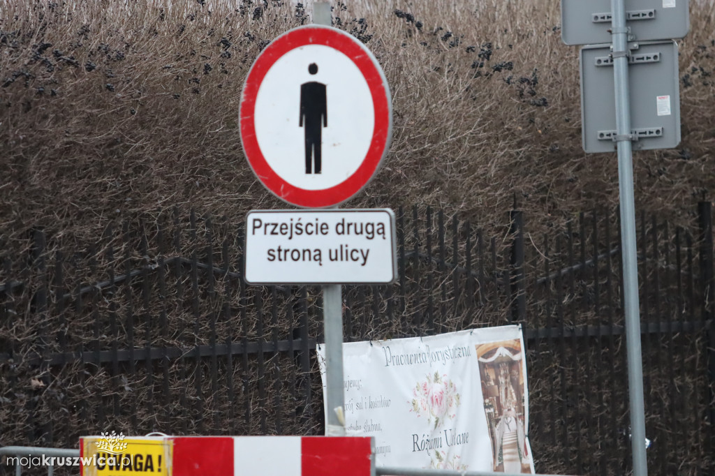 Trwa rozbudowa ulicy Mickiewicza w Kruszwicy