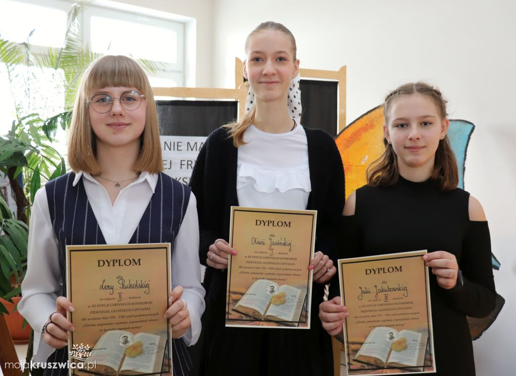 Pięknie i głośno czytali w Szkole Podstawowej nr 1 w Kruszwicy [ZDJĘCIA]