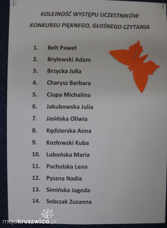 Pięknie i głośno czytali w Szkole Podstawowej nr 1 w Kruszwicy [ZDJĘCIA]
