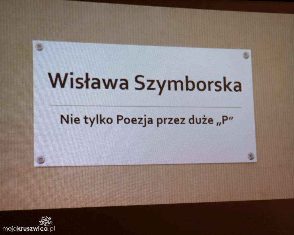 Wisława Szymborska patronką 2023 roku. Rozmawiali o tym z kruszwickimi seniorami