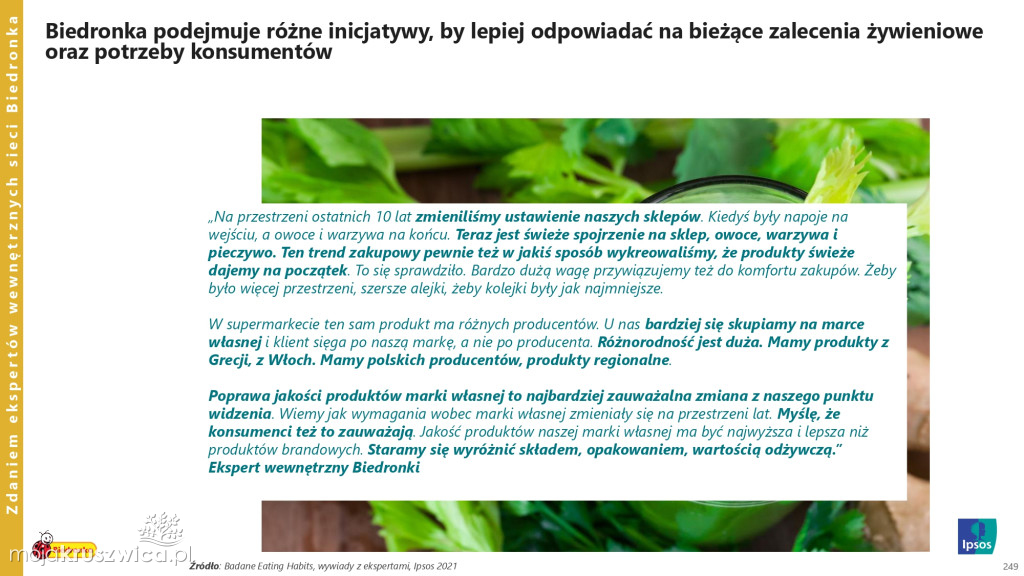 Biedronka sprawdza wielkanocne wybory Polaków