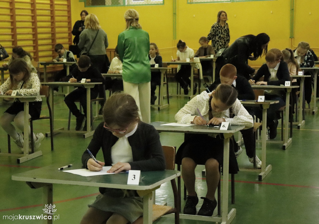 W Szkole Podstawowej nr 1 w Kruszwicy odbył się konkurs ortograficzny
